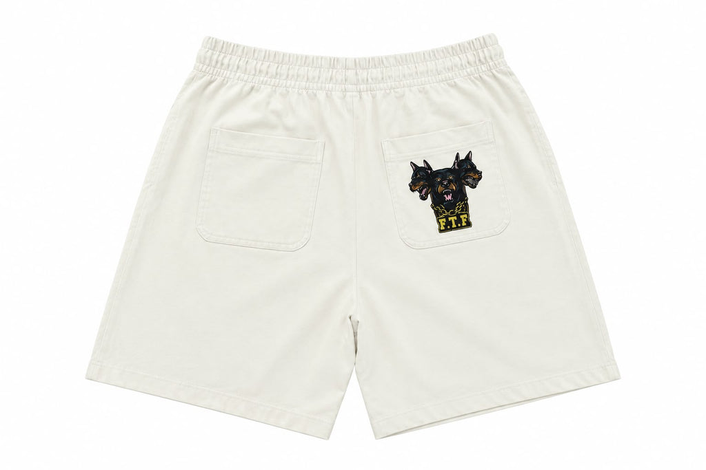Cerberus I - Cream Shorts