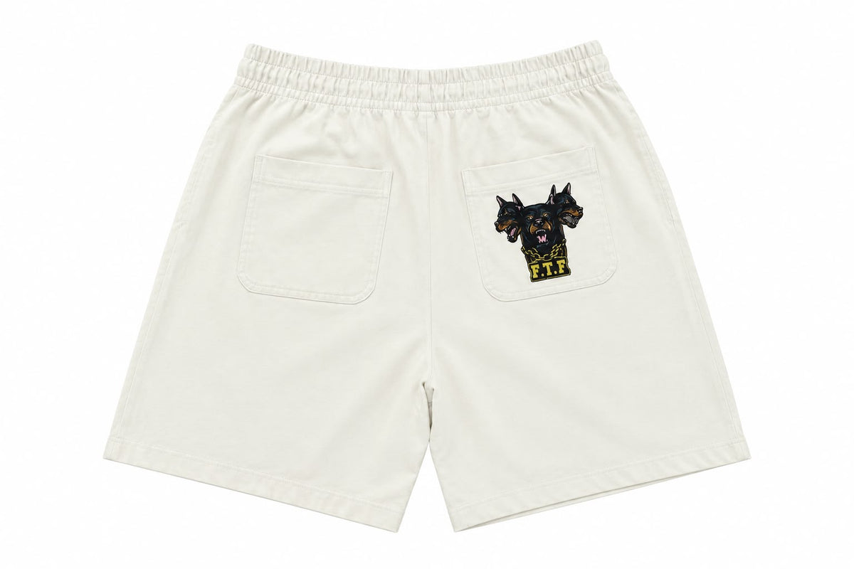 Cerberus I - Cream Shorts